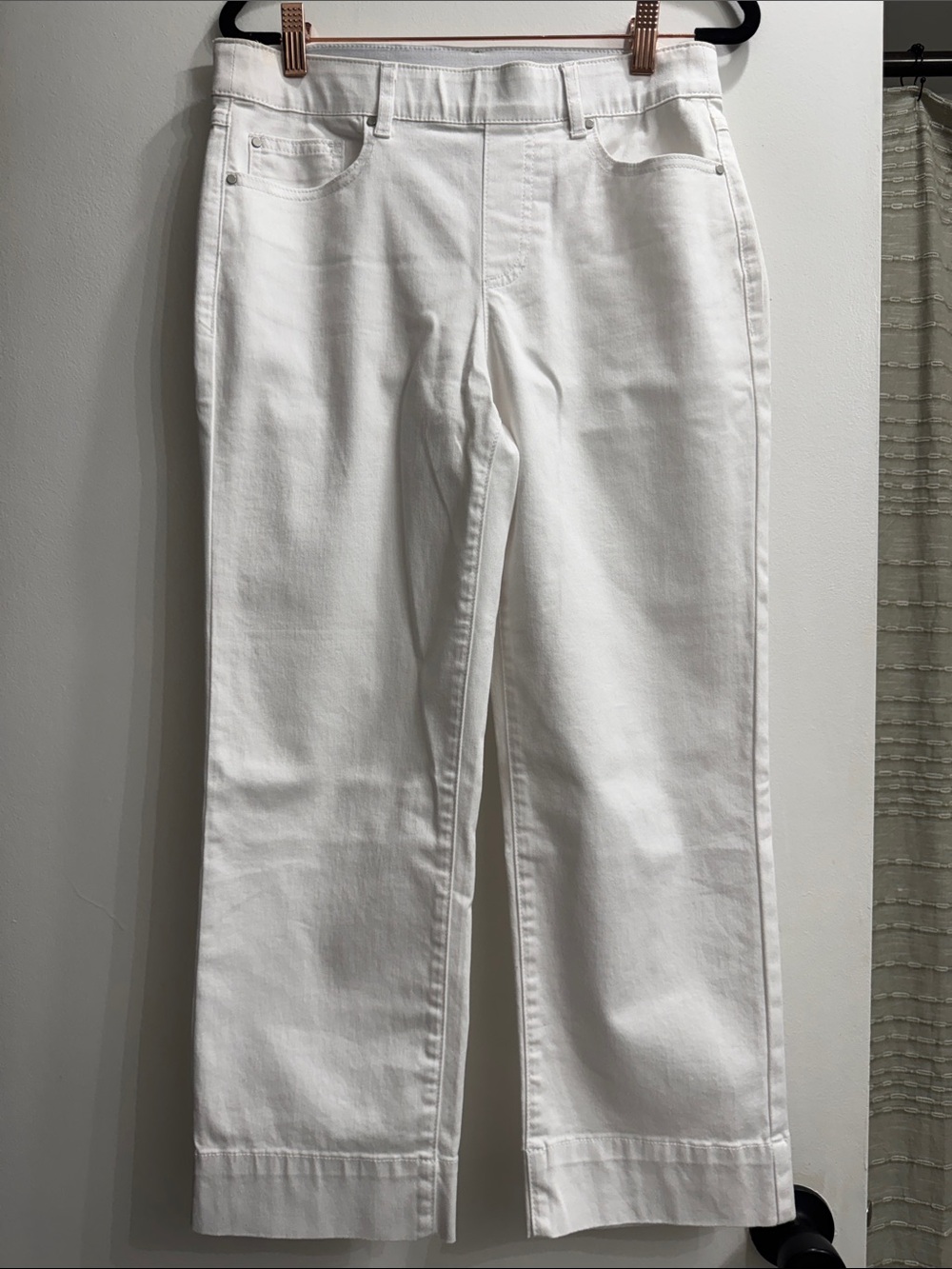 Classic White Women's Slim Fit Slacks